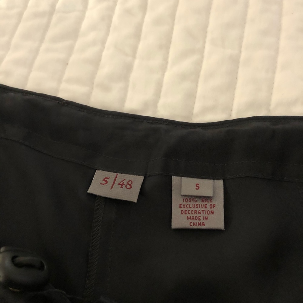 Black Silk Slacks - image 2